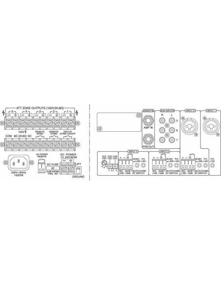 Monacor PA-5240 - 3