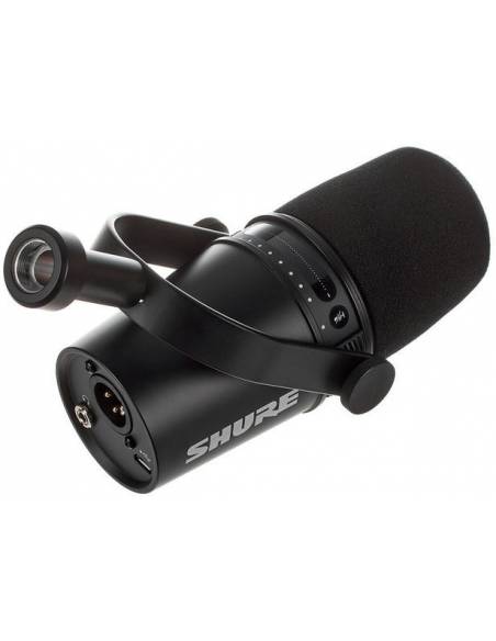 Shure MV7 USB Podcast Microphone - micrófono vocal para PodCast y grabación con conexión XLR ( Canon ) o USB-c - 4
