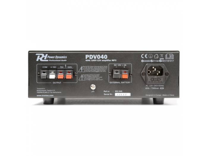Equipo de Sonido Tienda 1040 Linea de 100v - 3