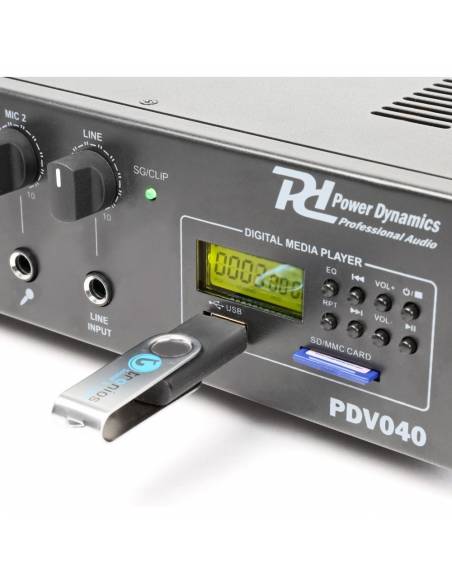 Equipo de Sonido Tienda 1040 Linea de 100v - 12