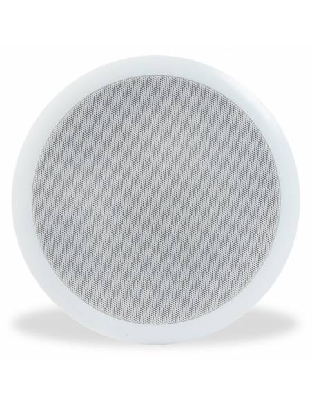 Altavoz de techo empotrable 100V color blanco para hilo musical en falsos techos
