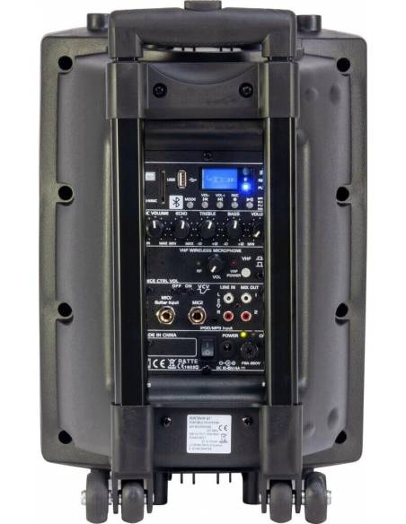 Pack Ibiza Port 8 VHF - Altavoz portatil Bluetooth con bateria de 8 pulgadas - 5