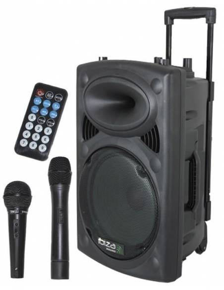 Pack Ibiza Port 8 VHF - Altavoz portatil Bluetooth con bateria de 8 pulgadas - 11