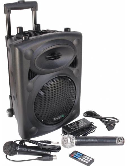 Pack Ibiza Port 8 VHF - Altavoz portatil Bluetooth con bateria de 8 pulgadas - 19
