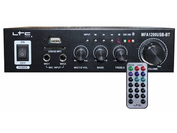 Pack Water 1 - Mini-Amplificador Multimedia con Bluetooth y 2 altavoces Marinos - 7