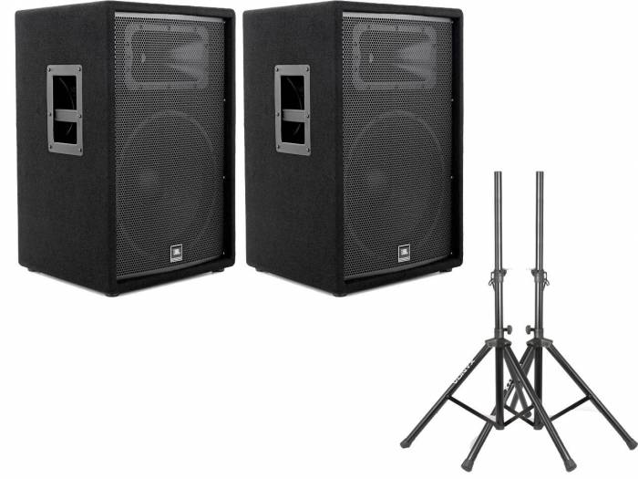 Pack JBL JRX 215 con Soportes - 1