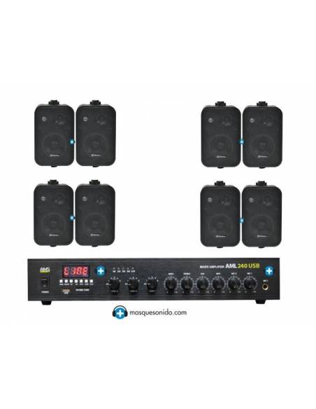 Equipo de sonido Tienda 535- Altavoces Color Negro - 1