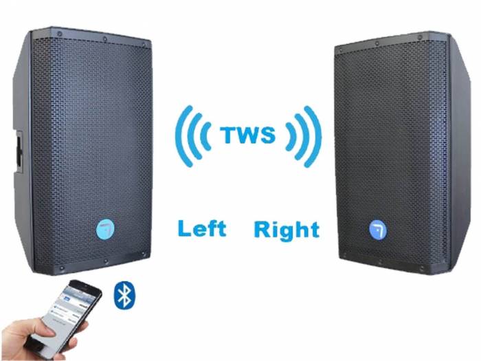 SEVEN SV15LX-TWS Pareja de Altavoces 15 pulgadas Amplificador Digital 3000w  TWS - Medium - 2