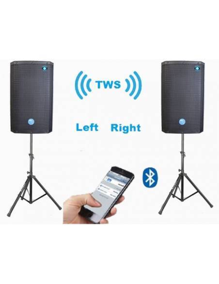 SEVEN SV15LX-TWS Pareja de Altavoces 15 pulgadas Amplificador Digital 3000w  TWS - Medium - 1