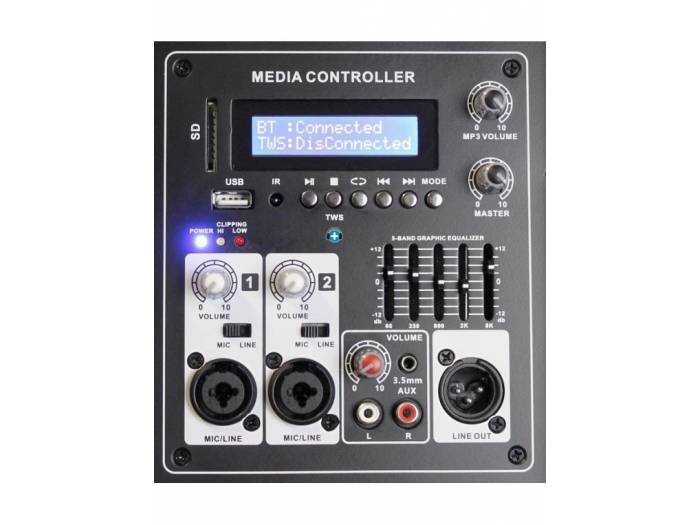 SHURE SM 58 -PACK CANTANTE  Pareja de Altavoces 15 pulgadas con Amplificador Digital 3000w  y microfonia SHURE SM 58 - 11