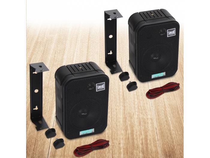 EQUIPO DE SONIDO VENICE 5  HILO MUSICAL Black 4 ZONAS - 4 altavoces 5 pulgadas - 11