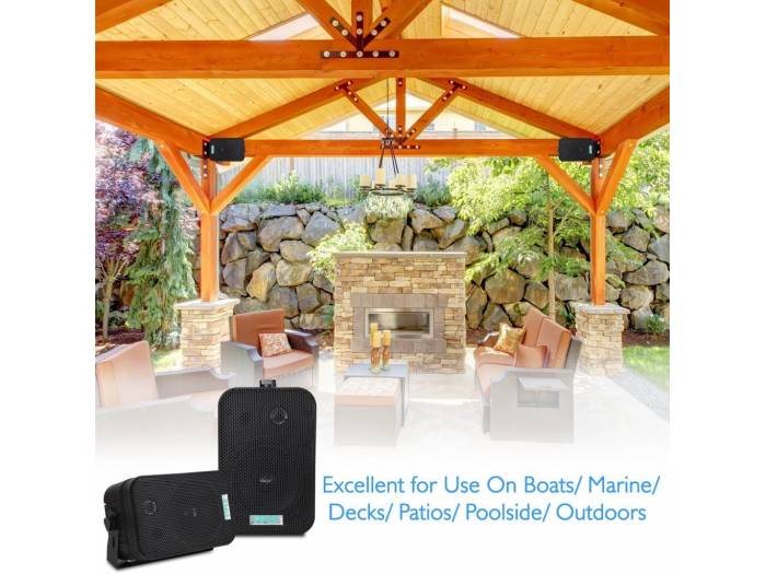 EQUIPO DE SONIDO VENICE 5  HILO MUSICAL Black 4 ZONAS - 4 altavoces 5 pulgadas - 13