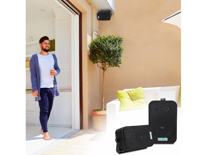 EQUIPO DE SONIDO VENICE 5  HILO MUSICAL Black 4 ZONAS - 4 altavoces 5 pulgadas - 15