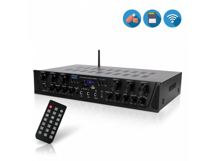 EQUIPO DE SONIDO PASADENA 60 BLACK HILO MUSICAL 6 ZONAS - 6 altavoces 6 pulgadas - 10