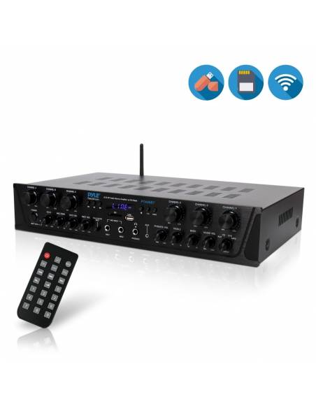 EQUIPO DE SONIDO PASADENA 60 BLACK HILO MUSICAL 6 ZONAS - 6 altavoces 6 pulgadas - 10