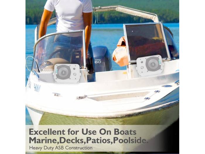 EQUIPO DE SONIDO PASADENA 50 WHITE HILO MUSICAL 6 ZONAS - 6 altavoces 5 pulgadas - 6