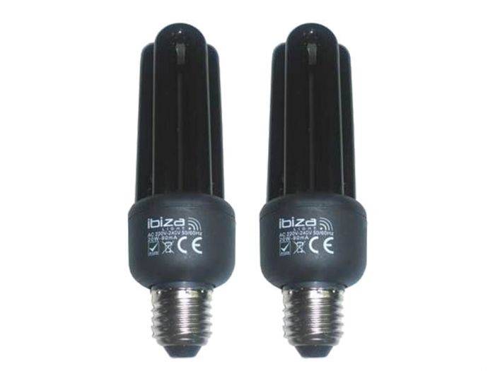 Pack de 2 Bombillas de Luz Negra de Bajo consumo