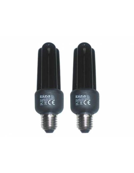 Pack de 2 Bombillas de Luz Negra de Bajo consumo