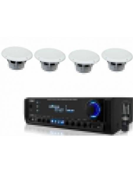 Pack Agua 3 - Amplificador Multimedia y 4 altavoces Marinos - 1