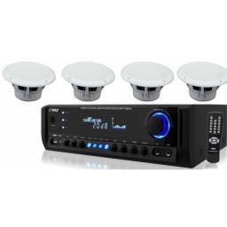 Pack Agua 3 - Amplificador Multimedia y 4 altavoces Marinos - 1 2