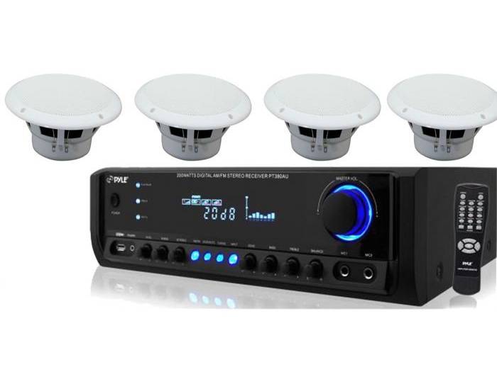 Pack Agua 3 - Amplificador Multimedia y 4 altavoces Marinos - 2