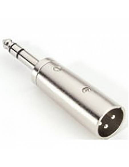 Adam Hall Adaptador Jack 6.3mm macho estéreo a XLR macho - 1