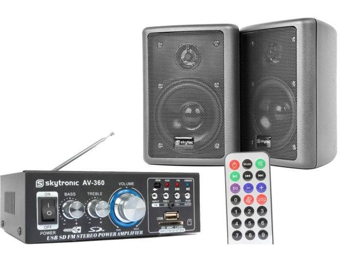Pack Business Eco Media SKYTEC  con usb, RADIO FM Y SD CAR 100015-103142 - 1