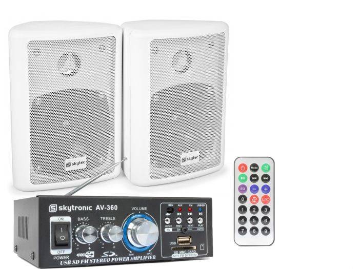 Pack Business Eco Media SKYTEC  con usb, RADIO FM Y SD CAR 100016-103142 - 1