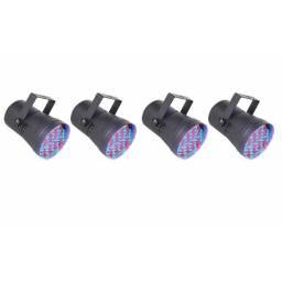 4 FOCOS PAR LED 36  55 LED 10MM DMX ¡LO MAS VENDIDO PARA DISCOMOVILES! 2