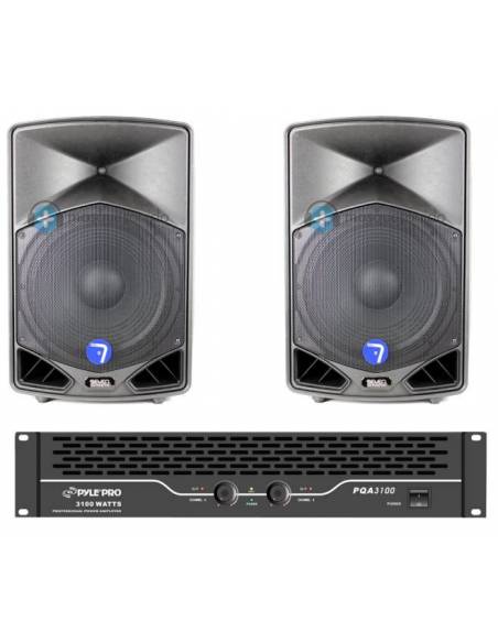 Equipo de sonido Pyle Pro PACK  PUNCH con 1200 WATS de potencia máxima - 1