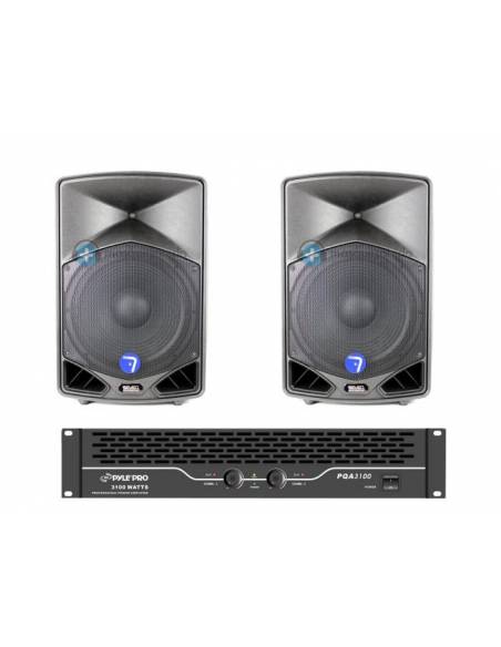 Equipo de sonido Pyle Pro PACK  PUNCH con 1200 WATS de potencia máxima - 2