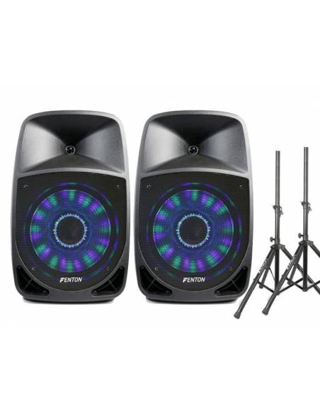 Fenton FT1200A Pareja de altavoces de 12 pulgadas activos - 3