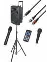 Pack Ibiza Port 8 VHF - Altavoz portatil Bluetooth con bateria de 8 pulgadas