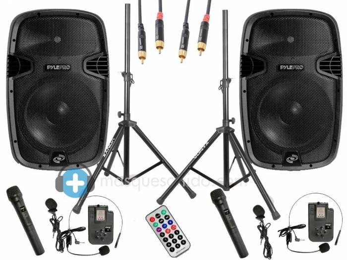 Pack PYLE EVENT-15   PPHP1541 - 2400w de Potencia Maxima - 3