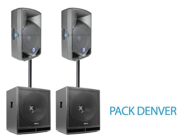 Pack de sonido DENVER con 5400w - 5