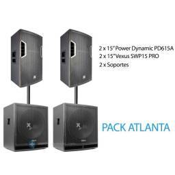 Pack de sonido ATLANTA con 3600w - 1 2