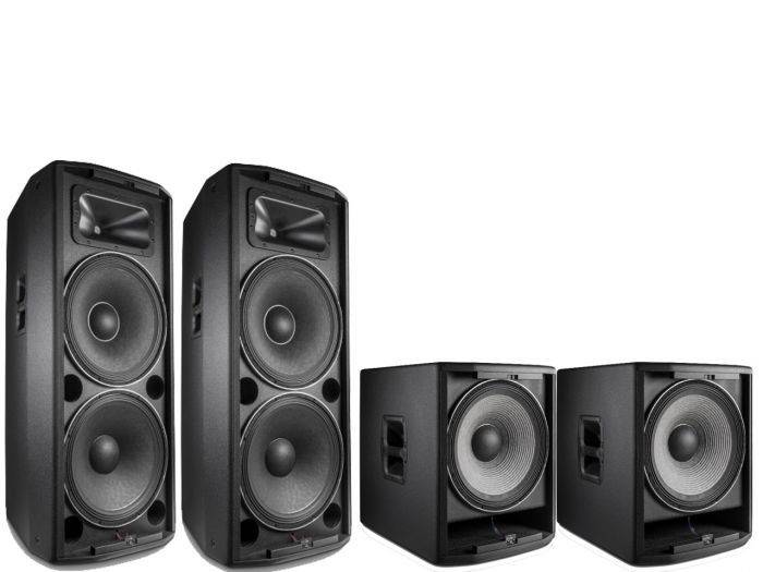 Bundle 2 x JBL PRX 835 y 2 x JBL PRX 818XLFW - 2