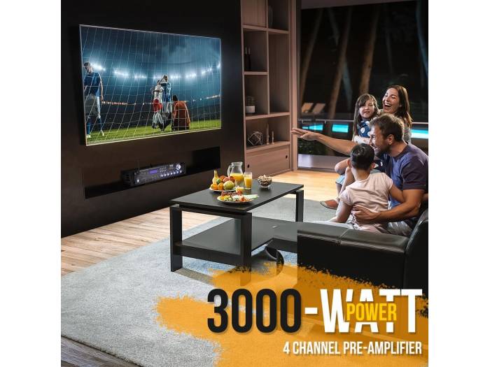 PWMA3003BT - Amplificador KARAOKE CON MICROFONIA INALAMBRICA, RADIO USB Y 3000W Pyle Pro PWMA3003BT - 6