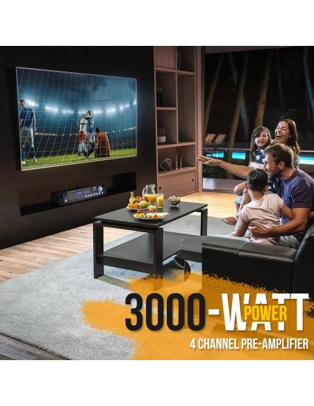 PWMA3003BT - Amplificador KARAOKE CON MICROFONIA INALAMBRICA, RADIO USB Y 3000W Pyle Pro PWMA3003BT - 6