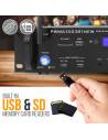 PWMA3003BT - Amplificador KARAOKE CON MICROFONIA INALAMBRICA, RADIO USB Y 3000W Pyle Pro PWMA3003BT