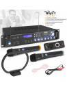 PWMA3003BT - Amplificador KARAOKE CON MICROFONIA INALAMBRICA, RADIO USB Y 3000W Pyle Pro PWMA3003BT