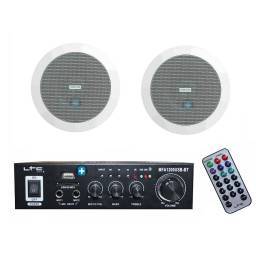 LTC EASY ONE BLACK BLUETOOTH - MINI- Amplificador Multimedia Bluetooth y 2 altavoces de techo - 1 2