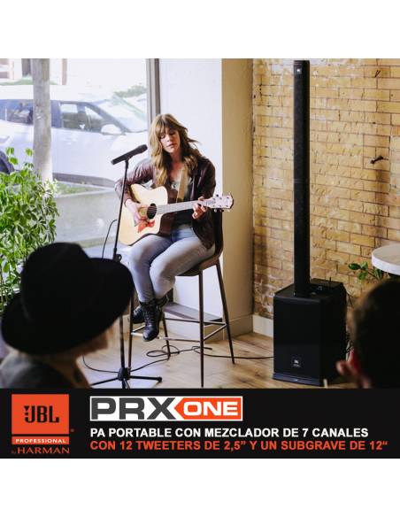 JBL PRX One - PA con Mesa de Mezclas Digital de 7 canales
