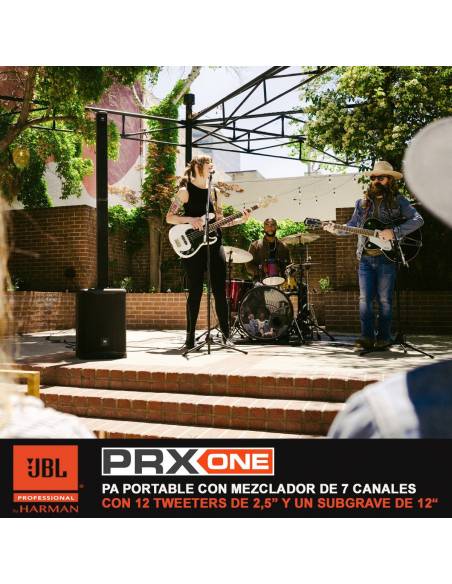 JBL PRX One - PA con Mesa de Mezclas Digital de 7 canales