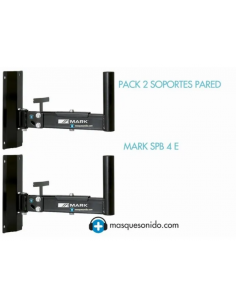 Mark Pack -2x SPB 4 E - Pareja de soportes de pared - 1 2