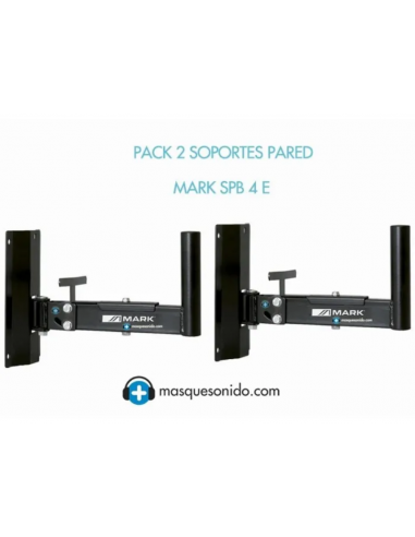 Mark Pack -2x SPB 4 E - Pareja de soportes de pared - 1