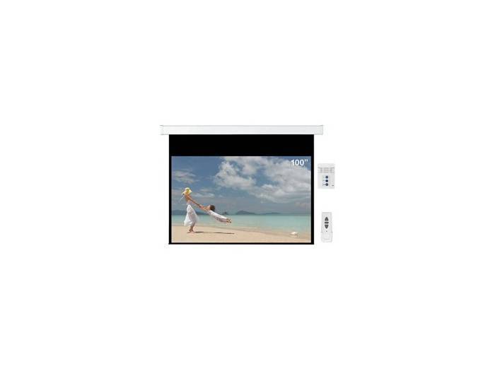 Napofix E169 – 3080 Pantalla de proyección motorizada (300 x 168 cm) Color Blanco