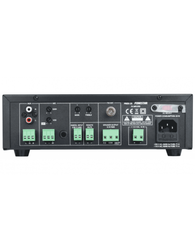 Fonestar PROX-15 Amplificador de Megafonía 15W RMS. USB/MP3/FM - 3