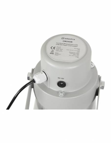 ADASTRA VM25BT Megáfono para Vehículo con Reproductor USB/SD y Bluetooth - 5