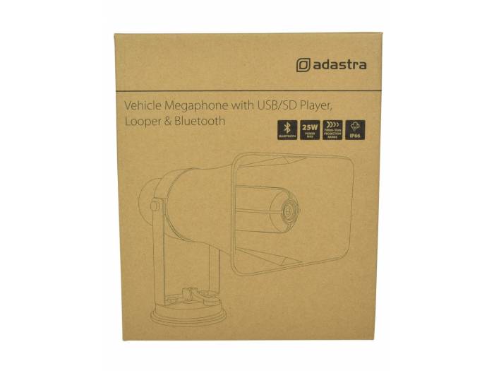 ADASTRA VM25BT Megáfono para Vehículo con Reproductor USB/SD y Bluetooth - 8
